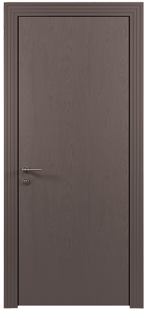 Межкомнатная дверь Tivoli А-1, цвет - Серо-Розовый мордовник эмаль по шпону (RAL 020-60-05), Без стекла (ДГ)