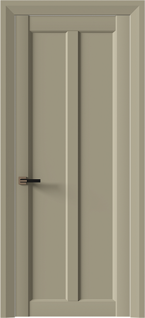 Межкомнатная дверь Prato Neo Classic Decoro, цвет - Серое Льняное волокно эмаль (RAL 075-70-10), Без стекла (ДГ)
