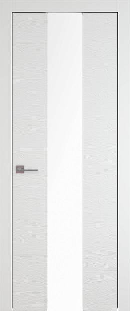 Межкомнатная дверь Tivoli Ж-5, цвет - Белая эмаль по шпону (RAL 9003), Со стеклом (ДО)