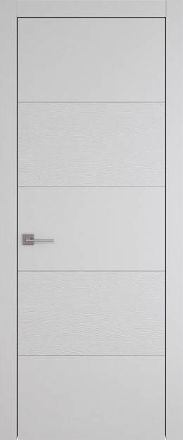 Межкомнатная дверь Tivoli Д-2, цвет - Серая эмаль-эмаль по шпону (RAL 7047), Без стекла (ДГ)