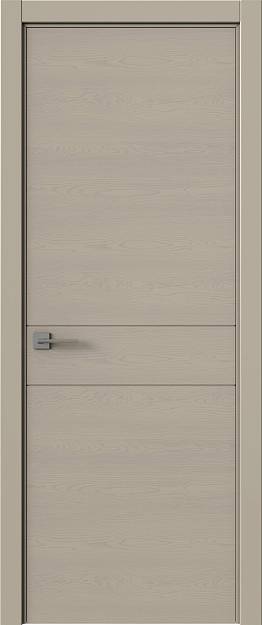 Межкомнатная дверь Tivoli И-2, цвет - Серо-оливковая эмаль по шпону (RAL 7032), Без стекла (ДГ)