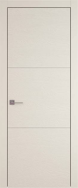 Межкомнатная дверь Tivoli В-2, цвет - Жемчужная эмаль по шпону (RAL 1013), Без стекла (ДГ)
