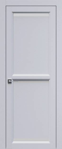 Межкомнатная дверь Sorrento-R Г1, цвет - Белый ST, Без стекла (ДГ)