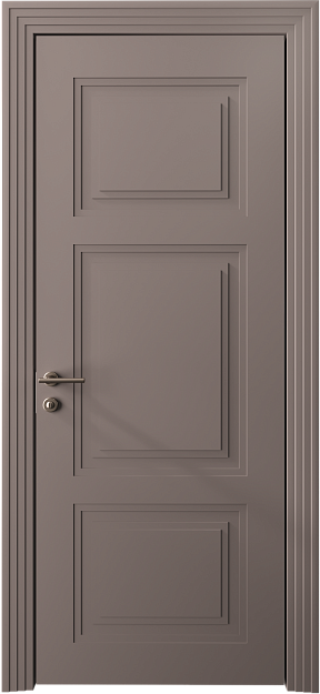 Межкомнатная дверь Siena Neo Classic Scalino, цвет - Серая стяжка эмаль (RAL 060-60-05), Без стекла (ДГ)