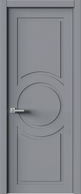 Межкомнатная дверь Tivoli М-5, цвет - Серебристо-серая эмаль (RAL 7045), Без стекла (ДГ)