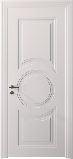 Межкомнатная дверь Ravenna Neo Classic Scalino, цвет - Белая эмаль (RAL 9003), Без стекла (ДГ)