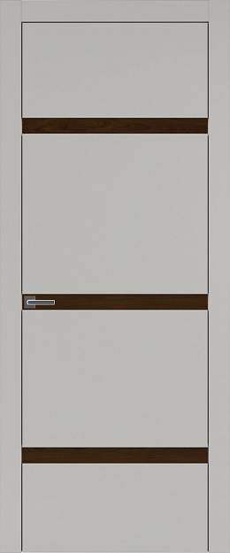 Межкомнатная дверь Tivoli Г-4, цвет - Серая эмаль (RAL 7047), Без стекла (ДГ)