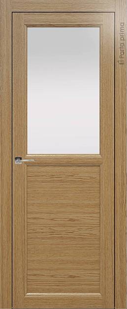 Межкомнатная дверь Sorrento-R Б1, цвет - Дуб карамель, Со стеклом (ДО)