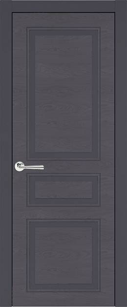 Межкомнатная дверь Imperia-R Neo Classic, цвет - Графитово-серая эмаль по шпону (RAL 7024), Без стекла (ДГ)
