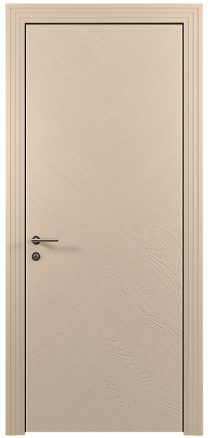 Межкомнатная дверь Tivoli И-1, цвет - Графитово-серая эмаль по шпону (RAL 7024), Без стекла (ДГ)