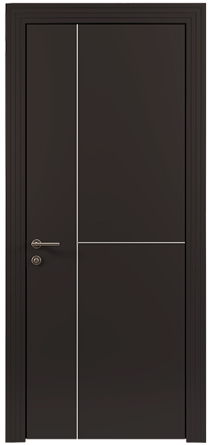 Межкомнатная дверь Tivoli Г-1, цвет - Теплый Серый эмаль (RAL 040-60-05), Без стекла (ДГ)