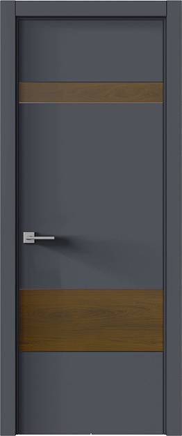 Межкомнатная дверь Tivoli К-4, цвет - Графитово-серая эмаль (RAL 7024), Без стекла (ДГ)