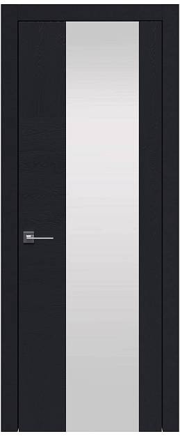 Межкомнатная дверь Tivoli Е-1, цвет - Черная эмаль (RAL 9004), Со стеклом (ДО)