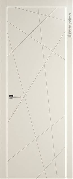 Межкомнатная дверь Tivoli В-5, цвет - Жемчужная эмаль (RAL 1013), Без стекла (ДГ)