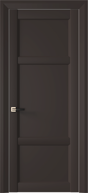 Межкомнатная дверь Siena Neo Classic Decoro, цвет - Чёрный Базальт эмаль (RAL 040-30-05), Без стекла (ДГ)