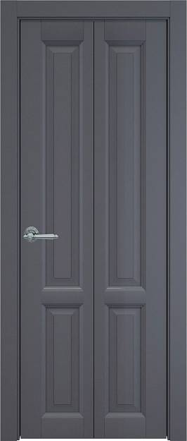 Межкомнатная дверь Porta Classic Dinastia, цвет - Графитово-серая эмаль (RAL 7024), Без стекла (ДГ)