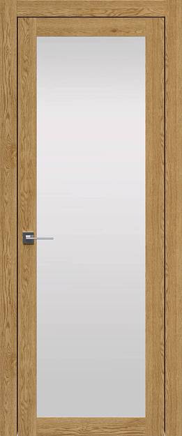 Межкомнатная дверь Tivoli З-1, цвет - Дуб натуральный, Со стеклом (ДО)