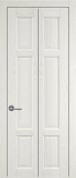 Межкомнатная дверь Porta Classic Siena, цвет - Белый ясень nano-flex, Без стекла (ДГ)