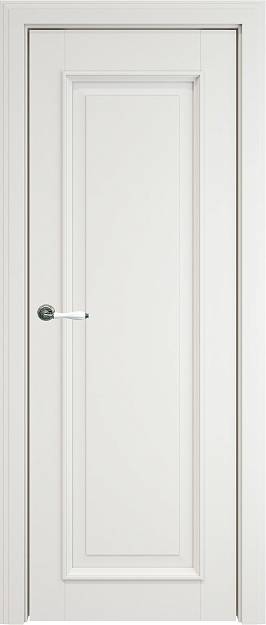 Межкомнатная дверь Domenica LUX, цвет - Белая эмаль (RAL 9003), Без стекла (ДГ)