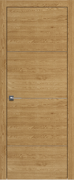 Межкомнатная дверь Tivoli Г-2, цвет - Дуб натуральный, Без стекла (ДГ)