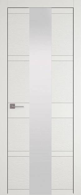 Межкомнатная дверь Tivoli Ж-2, цвет - Бежевая эмаль-эмаль по шпону (RAL 9010), Со стеклом (ДО)