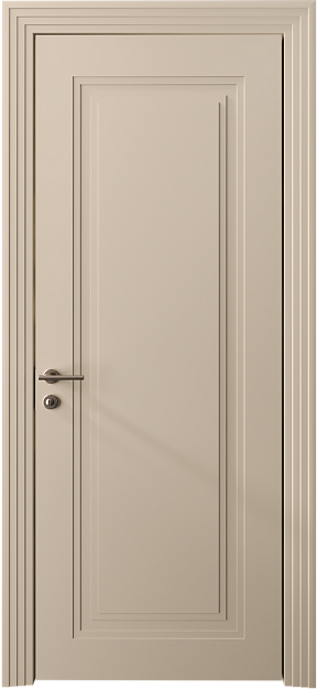Межкомнатная дверь Domenica Neo Classic Scalino, цвет - Бежевый Мел эмаль (RAL 075-80-10), Без стекла (ДГ)