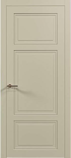 Межкомнатная дверь Siena Neo Classic, цвет - Серо-оливковая эмаль (RAL 7032), Без стекла (ДГ)