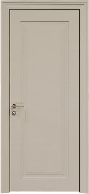 Межкомнатная дверь Domenica Neo Classic Scalino, цвет - Жемчужная эмаль по шпону (RAL 1013), Без стекла (ДГ)