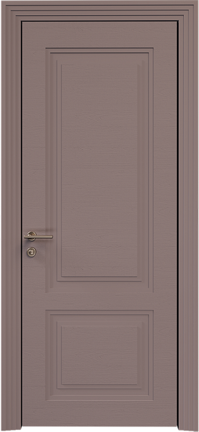 Межкомнатная дверь Dinastia Neo Classic Scalino, цвет - Серо-Розовый мордовник эмаль по шпону (RAL 020-60-05), Без стекла (ДГ)
