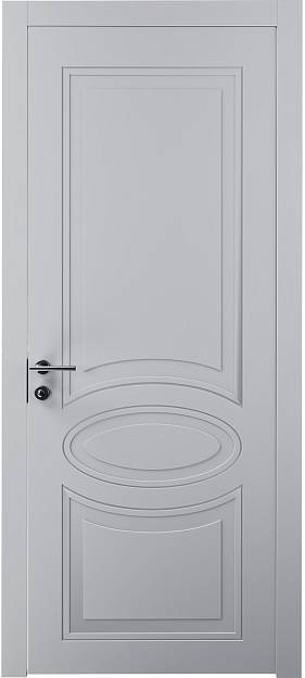 Межкомнатная дверь Florencia Neo Classic, цвет - Серая эмаль (RAL 7047), Без стекла (ДГ)