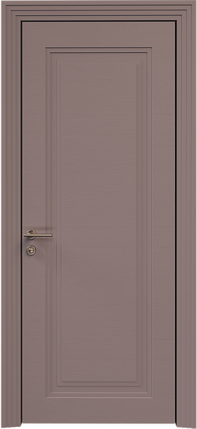 Межкомнатная дверь Domenica Neo Classic Scalino, цвет - Серо-Розовый мордовник эмаль по шпону (RAL 020-60-05), Без стекла (ДГ)