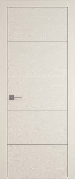 Межкомнатная дверь Tivoli Д-2, цвет - Жемчужная эмаль по шпону (RAL 1013), Без стекла (ДГ)