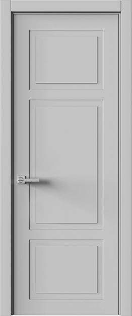 Межкомнатная дверь Tivoli К-5, цвет - Серая эмаль (RAL 7047), Без стекла (ДГ)