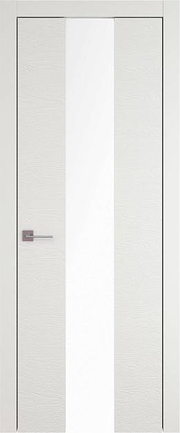 Межкомнатная дверь Tivoli Ж-5, цвет - Бежевая эмаль по шпону (RAL 9010), Со стеклом (ДО)
