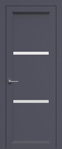 Межкомнатная дверь Sorrento-R Б3, цвет - Антрацит ST, Без стекла (ДГ)