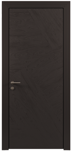 Межкомнатная дверь Tivoli М-1, цвет - Теплый Серый эмаль по шпону (RAL 040-60-05), Без стекла (ДГ)