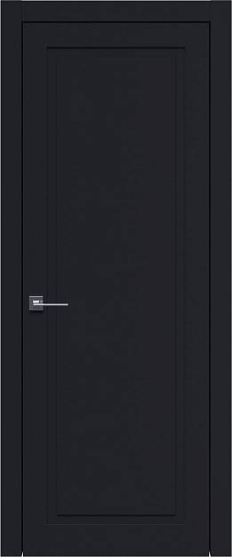 Межкомнатная дверь Tivoli Д-5, цвет - Черная эмаль (RAL 9004), Без стекла (ДГ)