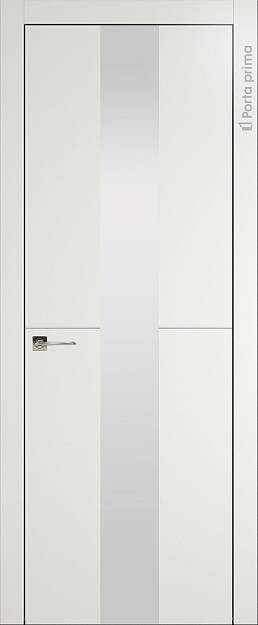 Межкомнатная дверь Tivoli Ж-3, цвет - Бежевая эмаль (RAL 9010), Со стеклом (ДО)
