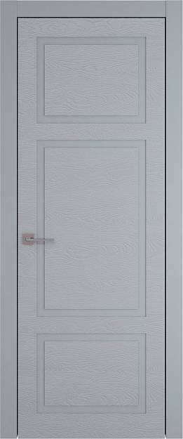 Межкомнатная дверь Tivoli К-5, цвет - Серебристо-серая эмаль по шпону (RAL 7045), Без стекла (ДГ)