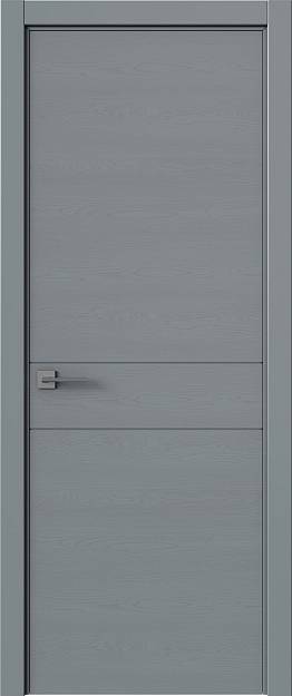 Межкомнатная дверь Tivoli И-2, цвет - Серебристо-серая эмаль по шпону (RAL 7045), Без стекла (ДГ)