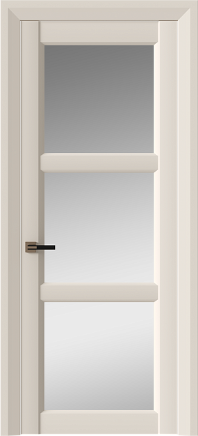 Межкомнатная дверь Milano Neo Classic Decoro, цвет - Грязный Белый эмаль (RAL 070-90-05), Со стеклом (ДО)