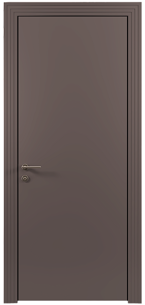 Межкомнатная дверь Tivoli А-1, цвет - Серо-Розовый мордовник эмаль (RAL 020-60-05), Без стекла (ДГ)