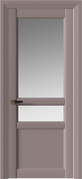 Межкомнатная дверь Imperia-R Neo Classic Decoro, цвет - Серо-Розовый мордовник эмаль (RAL 020-60-05), Со стеклом (ДО)