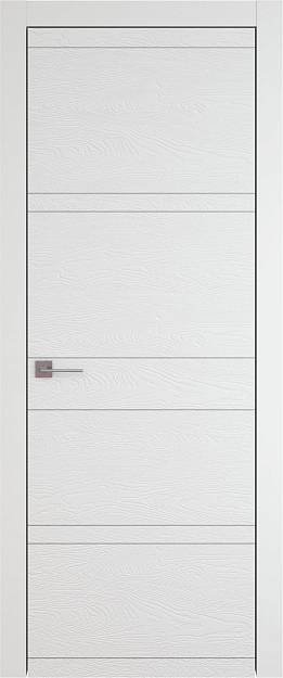 Межкомнатная дверь Tivoli Е-2, цвет - Белая эмаль по шпону (RAL 9003), Без стекла (ДГ)