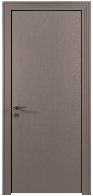 Межкомнатная дверь Tivoli А-1, цвет - Серая стяжка эмаль по шпону (RAL 060-60-05), Без стекла (ДГ)