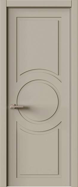 Межкомнатная дверь Tivoli М-5, цвет - Серо-оливковая эмаль (RAL 7032), Без стекла (ДГ)