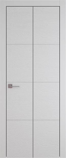 Межкомнатная дверь Tivoli Г-2 Книжка, цвет - Серая эмаль по шпону (RAL 7047), Без стекла (ДГ)