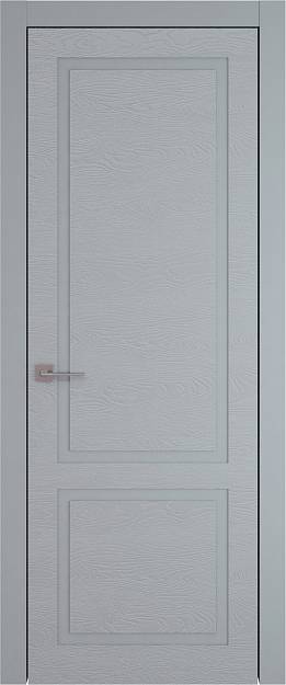 Межкомнатная дверь Tivoli И-5, цвет - Серебристо-серая эмаль по шпону (RAL 7045), Без стекла (ДГ)