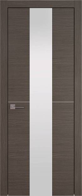 Межкомнатная дверь Tivoli Ж-3, цвет - Дуб графит, Со стеклом (ДО)