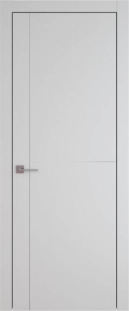 Межкомнатная дверь Tivoli Е-3, цвет - Серая эмаль (RAL 7047), Без стекла (ДГ)